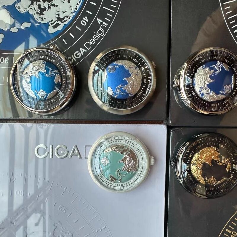 Ciga Design Xijia Mechanical Watch U Series Blue Planet Won the Gphg Men's Earth Watch Award Men's Watch Ciga Design Xijia Mechanical Watch U Series Blue Planet Won the Gphg Men's Earth Watch Award Men's Watch