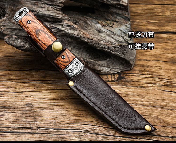 Dao ấn độ lưỡi dao tự vệ vũ khí lạnh dao tritium dao di động kiếm ngoài trời dao bỏ túi thẳng sói - Công cụ Knift / công cụ đa mục đích