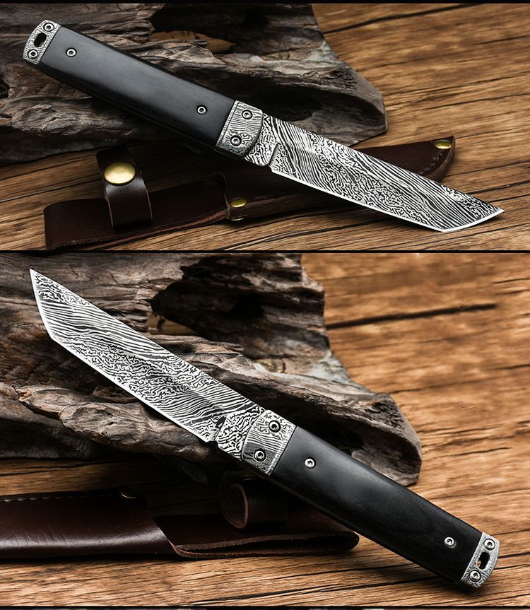 Dao ấn độ lưỡi dao tự vệ vũ khí lạnh dao tritium dao di động kiếm ngoài trời dao bỏ túi thẳng sói - Công cụ Knift / công cụ đa mục đích