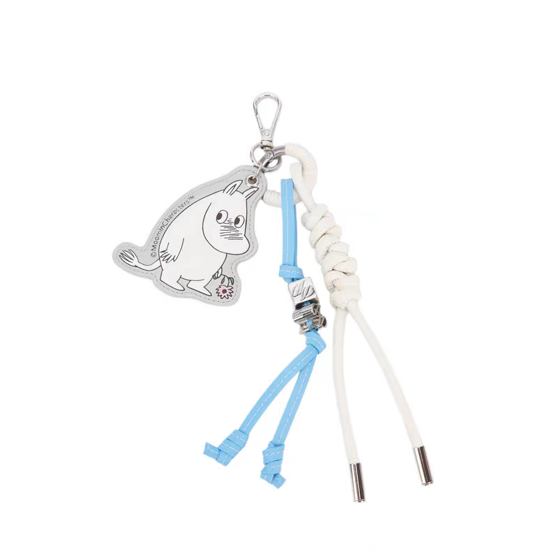 Avv X Moomin Collaboration Capsule Flower Pattern Mirror Bag Pendant Keychain