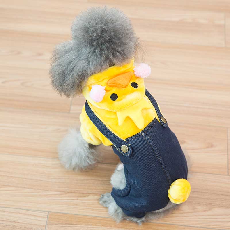 Thickened Teddy puppy cotton clothes autumn and winter small puppies Schnauzer winter thicker than Bear Pomeranian four-legged winter
