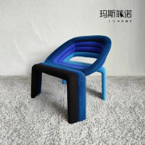 Masfino Modern Light Luxury Design Solid Wood Color Line Styling Casual Chair Home Villa Hotel