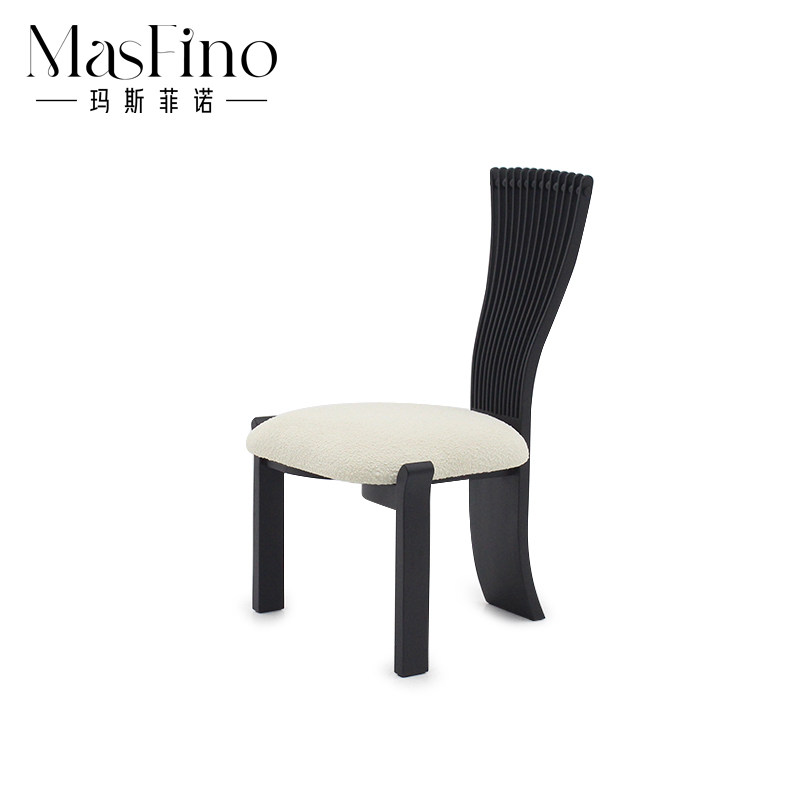 Masfino Nordic Limited Creative Solid Matthew Catering Chair Leisure Chair Living Room