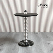 Masfino Nordic modern small household type acrylic crystal sugar hyacinth Several light lavish marble briefs edge a few