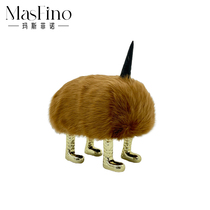 Masfino Nordic Light Luxury Light Living Room Suite Unicorn Bench Stool Model Room