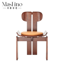 Masfino New Chinese Living Room Solid Wood Catering Chair Modern Simple Restaurant Backchair Middle Ancient Designer Negotiating Chair