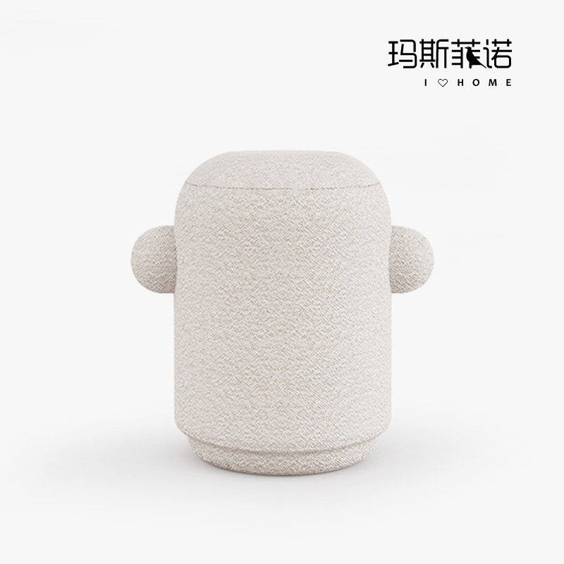 Masfino Designer Creative Organic Ear Clothing Stool Sitting Room Sofa Bedroom Pendstool Cosmetic Stool