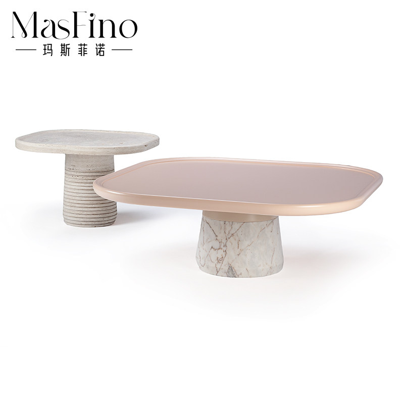Masfino Modern Light Luxury Tea Several Designers in Wind Marble Several Living Rooms