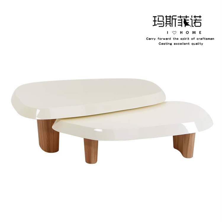 MSFN Modern Designer Creatives Simple Combined Coffee Table Wooden Tea Several Living Room Househouse Villa