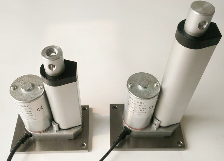 Push rod motor 10-2000mm stroke 12V24V linear electric push rod flat bottom window opener telescopic lifting rod