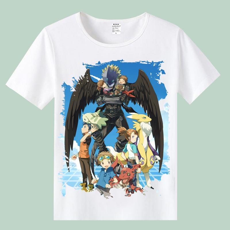Ma thuật Kỹ Thuật Số Bé T-Shirt Mùa Hè Sinh Viên Lỏng T-Shirt Pikachu Phim Hoạt Hình Anime Ngắn Tay Áo sticker búp bê