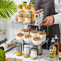 Kitchen Shelve Conditioning Rack Subcountertop Seasoning Jars Oil Salt Sauce Vinegar Condiment Storage Rack Supplies Home big All