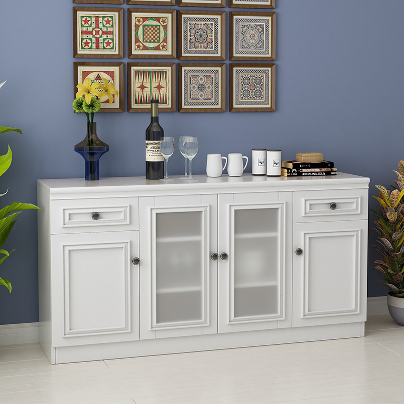 Dining cabinet Modern simple light luxury style Kitchen living room integrated storage Dining room wall storage side cabinet Tea and wine cabinet