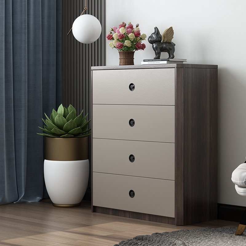 Modern simple chest of drawer storage cabinet light luxury bedroom clothes storage cabinet home living room drawer cabinet chest of drawers