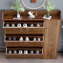 Ultra-thin tumbling bucket shoe cabinet modern simple home door entrance storage porch cabinet provincial space storage hall cabinet