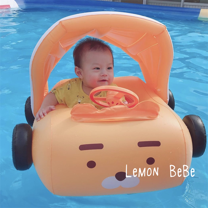 South Korea's Children Swimming Circle Baby Sitting Circle Thickened Car Cartoon Lifebuoy Kid Groveling Lap 1-6
