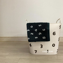 South Korea Ins Toys Containing Bucket Finishing Box Large Capacity Dirty Laundry Containing Basket Bathroom BASKET