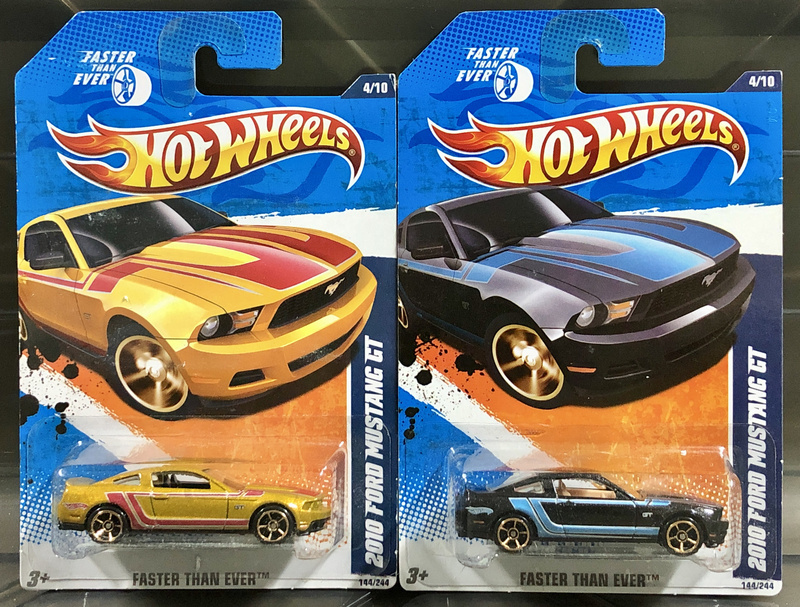2011 Hot Wheels 2010 Ford Mustang Gt Comes with a Protective Case