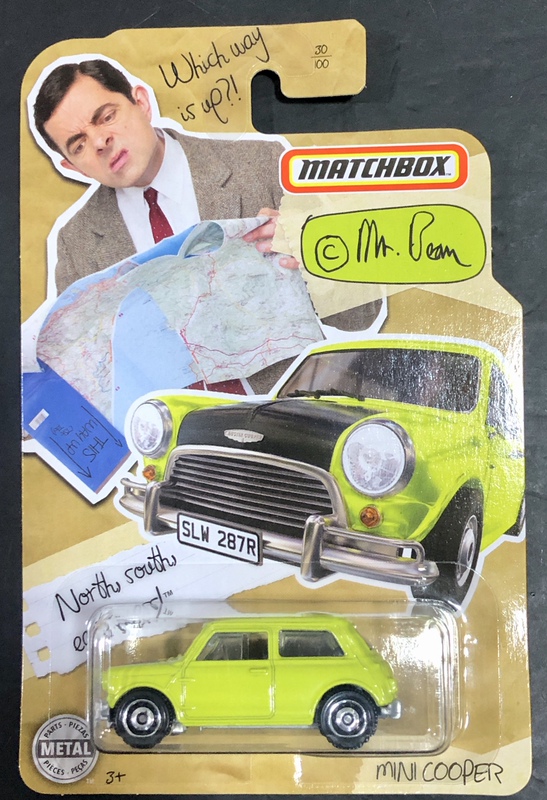 2020 Matchbox Mr. Bean Mini Cooper Car as a Gift