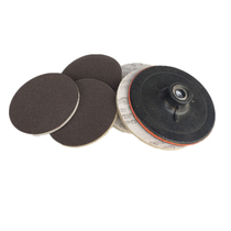 5 inch back velvet sponge disc sand block sandpaper flocking sponge brick mobile phone shell mold line polishing sheet water sand 5MM thick
