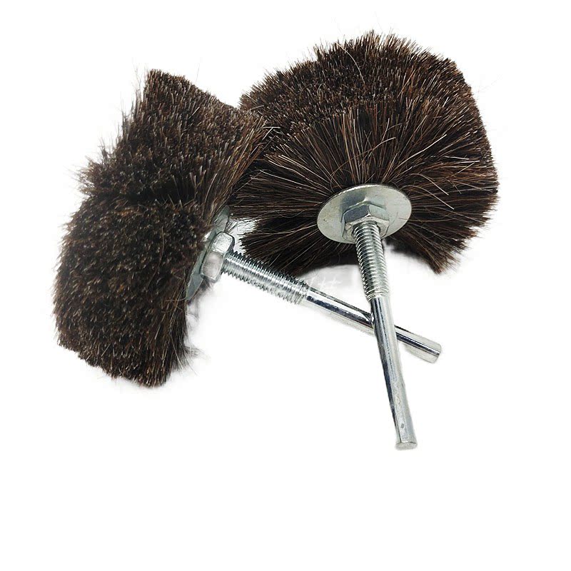 Steel wire wheel polished flower head steel wire flower head wood carving wire drawing open woodworking furniture Cliff peeling root engraving embossed brush-Taobao