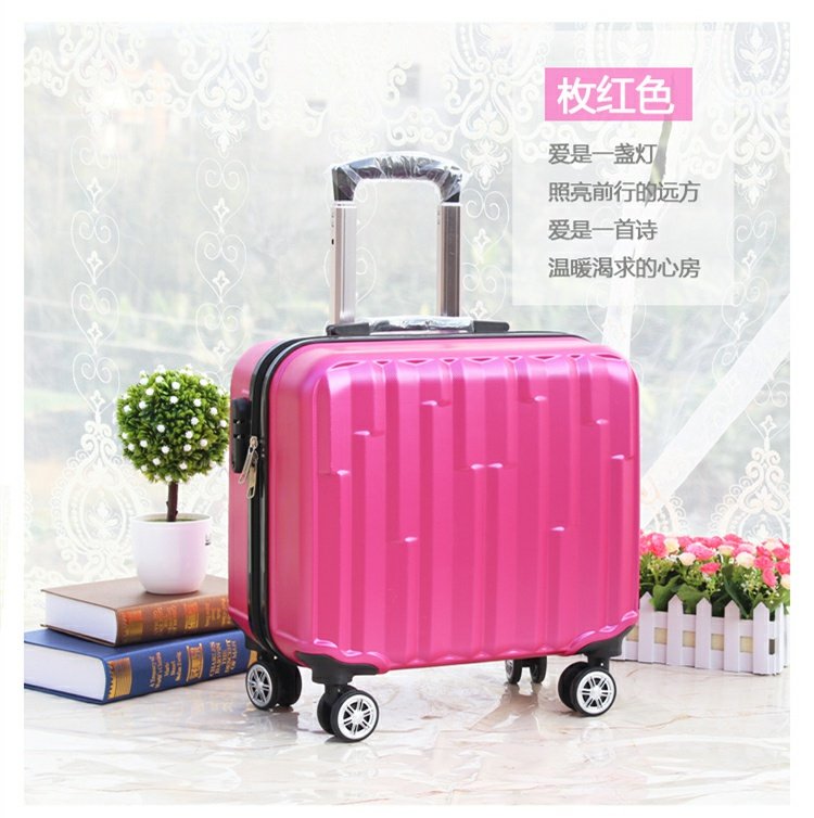 18 inch nâng cấp kim cương nội trú xe đẩy nhỏ trường hợp bánh xe phổ quát vali nữ hành lý sinh viên nam vali vali kéo