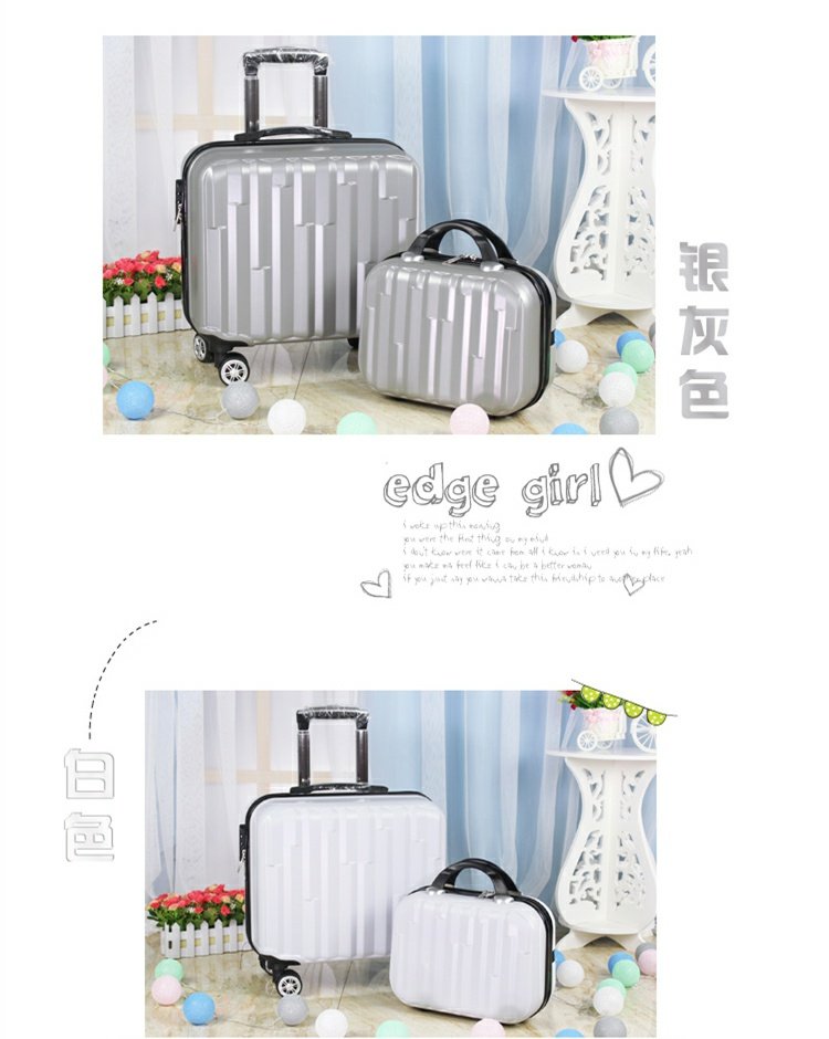 18 inch trẻ em nội trú hộp hành lý nữ phổ quát bánh xe đẩy trường hợp nam vali khóa sinh viên khóa hành lý nhỏ tùy chỉnh tui du lich