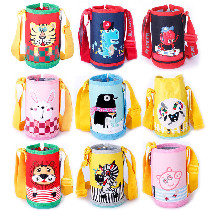 Bear Benz Children's insulated cup sleeve Oxford fabric colorful cuddling bag water glass protective sleeve 600ml universal