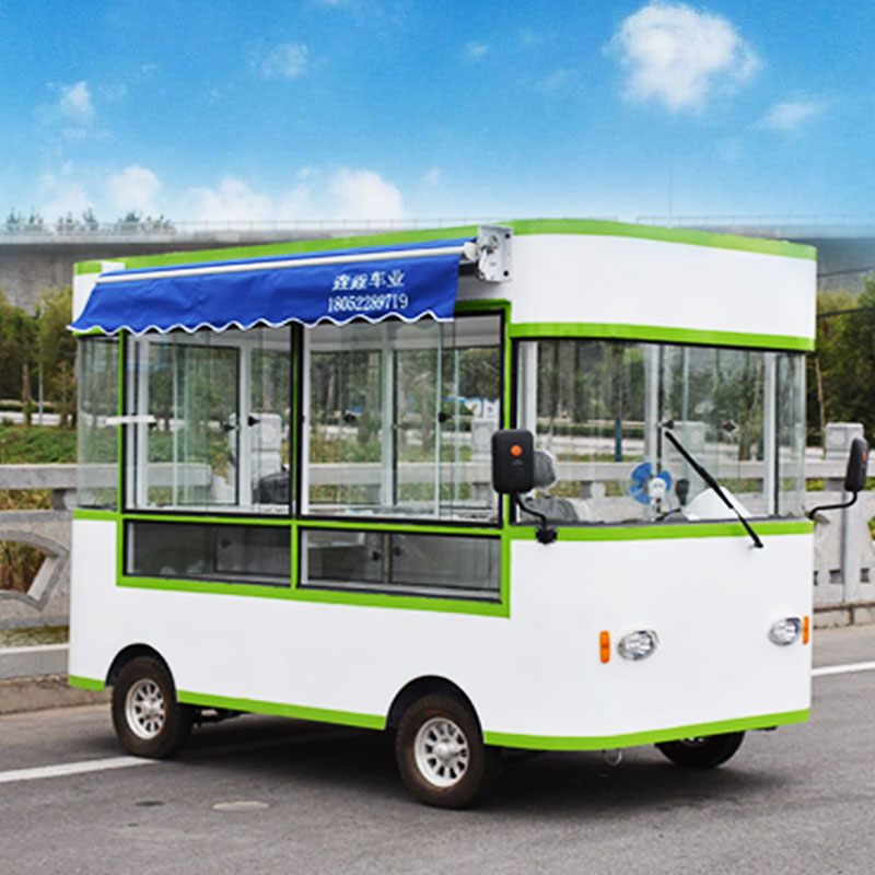 Snack Car Electric Quadricycles Multifunction Dining Car Wind Scenic Swing Stall Gourmet Dining Car Mobile Barbecue Fried Commercial Fast Food