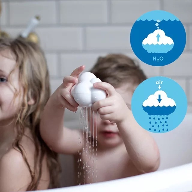 Baby love water bath toys~It will rain fat clouds Physics early education enlightenment can be removed and washed