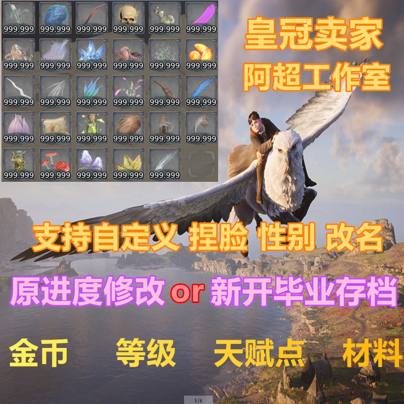 Legacy of Hogwarts, Archives, Modifications, Leveling, Save File Changes, Skill Boosting, Materials, Gold Coins, Quests