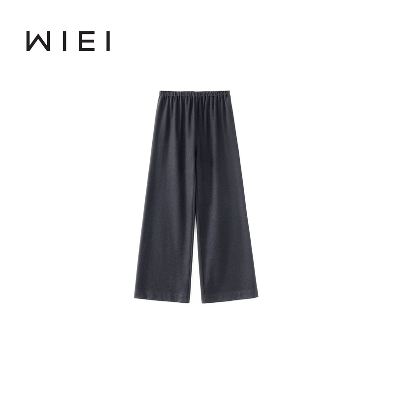 《Wi Ei》R0*W Machine Washable, Easy to Remove Scales, 100% Wool, Anti-Static, Versatile Air Pants W25302187