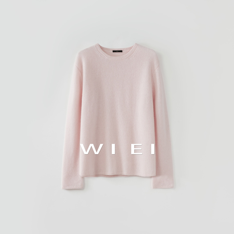 《Wi Ei》 Yunxu Consinee 100% Cashmere Lazy and Relaxed Long-Sleeved Knitted Sweater W26109226