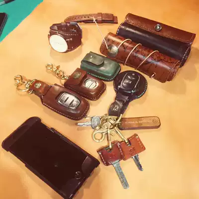 Original handmade leather goods luxury private custom wallet satchel bag all kinds of leather storage