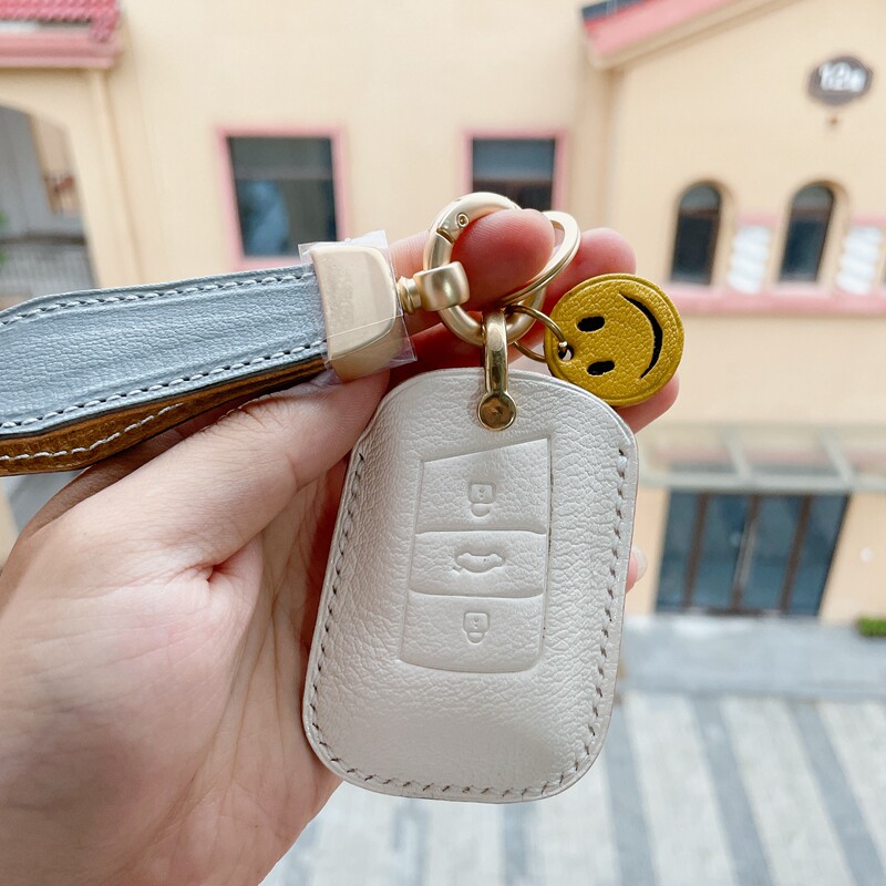 The Institute of Interesting Leather Aesthetics applies the Fox CCTouareg Maiten Golf 8 car key protective sheath custom-made