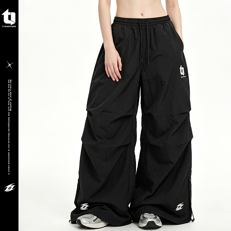 【Ti Woven Pants】Teacher's Style Jazz Spring/Summer Quick-Drying Cool-Feeling Dance Slimming Versatile Women's Sports Casual Pants