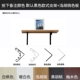 Giá treo tường retro tường gỗ cứng vách ngăn treo tường kệ kệ sắt rèn kệ sách lớp tường khung trang trí - Kệ kệ để đồ
