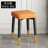 [Обновление латексной модели] Смелые черные золотые ножки-оранжевая технология ткань.