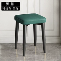 [Обновление Latex Model] Смелые черные ножки+темно -зеленая ткань технологии