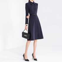 Spring Autumn Positive Dress Fashion Temperament Professional Suit Women Sashimi Casual Dress Beauty Salon Workwear Superior OL