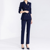 Han Edition Suit Suit Women Autumn Professional West Suit High-end Fashion Temperament Positive Fashion Manager Professional Clothing Sales Work Clothes