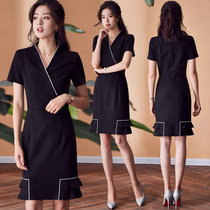 Professional dress set women 2021 new short sleeve dress fashion temperament Xia Lady celebrities small fragrant style overalls