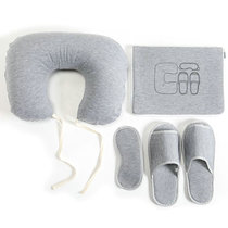 3 26 Travel storage portable set inflatable travel pillow cervical eye mask to relieve fatigue travel Three Treasures