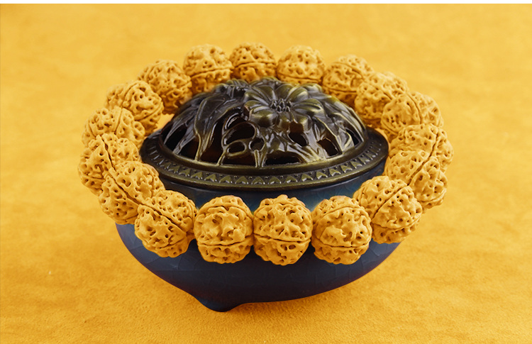 Tổ ong nổ Dajingang Bodhi vòng đeo tay nam Nepal Vajra Bodhi hạt giống ban đầu hạt wenwan hạt - Vòng đeo tay Clasp vòng tỳ hưu