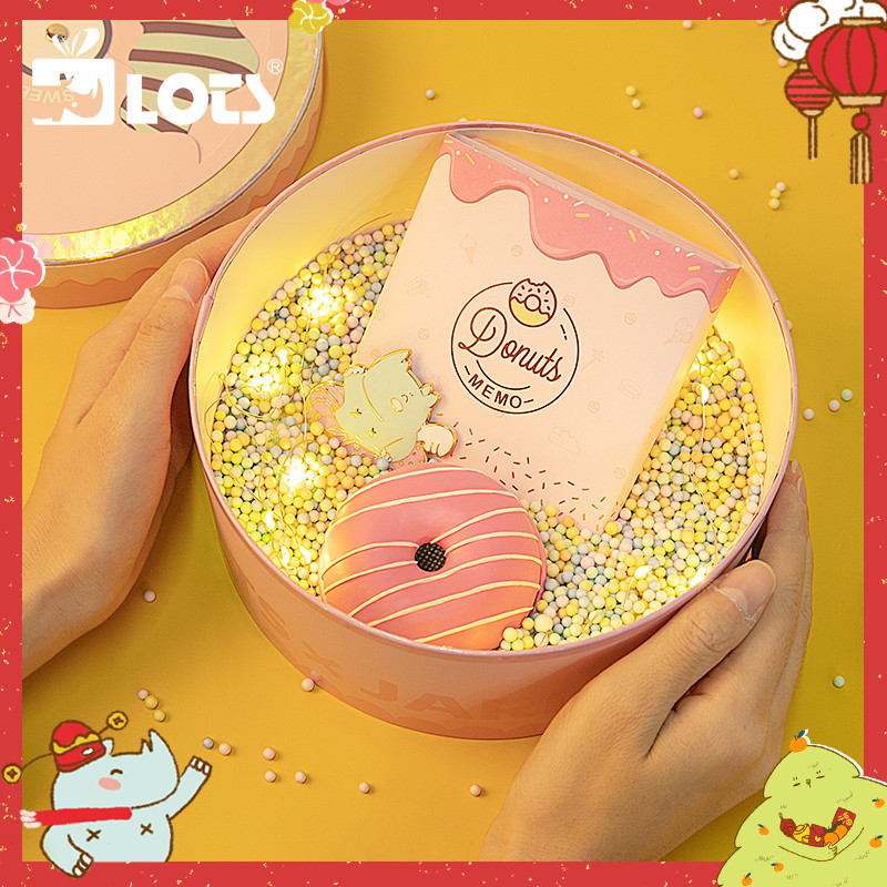 LOTS ) JARLL doughnut Music Box mini music box pendant sweet birthday Valentine gift girl