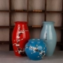 Authentic Jingdezhen vẽ tay vẽ gốm, đục lỗ, đất, bát thịt, cắm hoa trong nhà, bình nước - Vase / Bồn hoa & Kệ giỏ sắt treo ban công