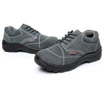 Labor insurance shoes mens steel bag head Anti-smashing and stab-resistant wear casual old insurance shoes safety work shoes summer breathable and anti-odor light