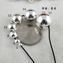 Buddha beads necklace bracelet bracelet bracelet 999 sterling silver rosary beads