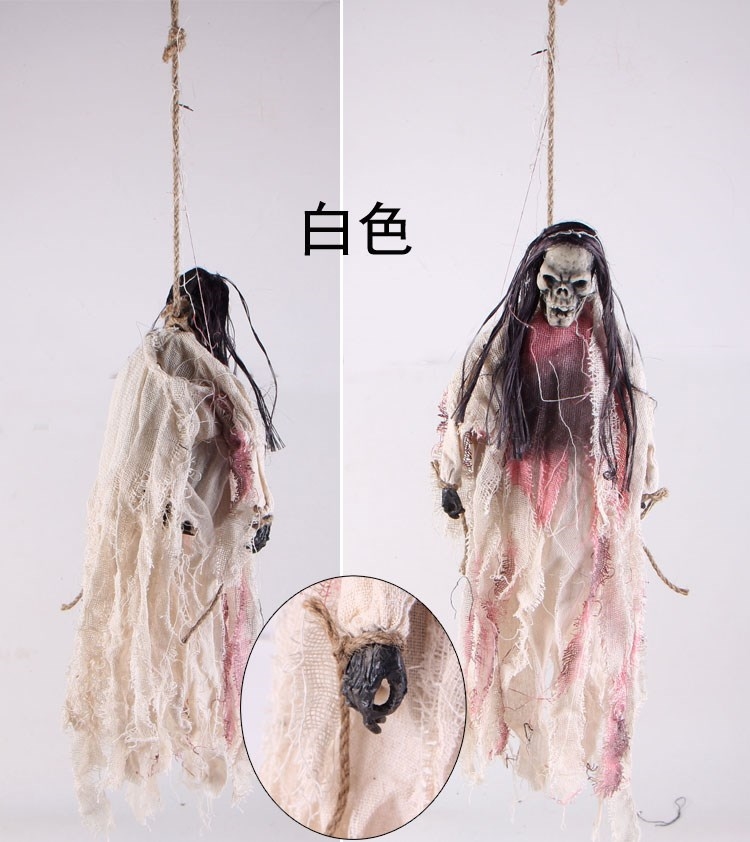 Đạo cụ kinh dị Halloween Bar Mall Sắp xếp đồ dùng Nhà ma ám Trang phục lớn lên Zombie Kiểm soát âm thanh Treo trang trí ma - Sản phẩm Đảng / Magic / Hiệu suất đồ hóa trang pokemon	