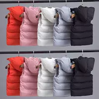 Quần áo trẻ em quần áo trẻ em lớn vest bé trai và bé gái xuống áo khoác cotton trẻ em áo khoác dày 2018 thu đông mới quan ao tre em
